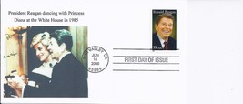 Pres. Ronald Reagan Dancing with Princess Diana at the White House1985 FDC  - £4.68 GBP