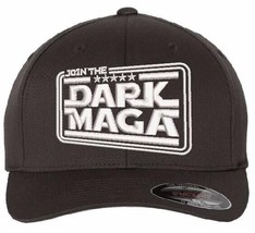 Trump Hat Join The Dark Maga Style Flex Fit Embroidered Dark Gray Trump Hat Maga - £21.91 GBP