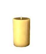 Handmade 100% Pure Beeswax Pillar Candle 2&quot; x 3&quot; 100% Cotton Wick - $9.99+