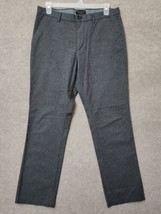Banana Republic Kentfield Pants Mens 34x32 Gray Straight Leg Flat Front Cotton - £15.47 GBP