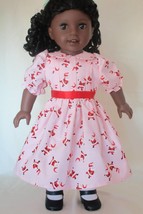 Santa Claus Christmas dress to fit 18 inch dolls - $18.00