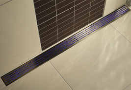 Quartz Linear Drain Mix 55 Plain Edge - Stainless Steel - $898.00