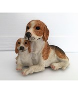 Vintage, Beagle w/pup, Wind Up Music Box &quot;Are You Lonesome Tonight&quot; by E... - $513.01 MXN
