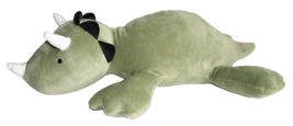 Pillowfort Dinosaur Weighted Plush Pillow Triceratops Green Sensory, Really Soft - £17.44 GBP