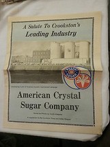 American crystal sugar beet co farming ag Crookston newspaper insert sal... - £11.73 GBP