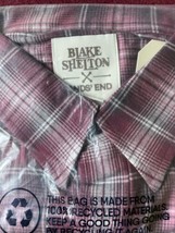 BLAKE SHELTON &amp; Lands&#39; End Traditional Fit FLANNEL SHIRT Size: XL New SH... - £62.84 GBP