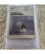 NEW Room Essentials White Laundry Bag Drawstring 3 loads 36x24 - $7.35