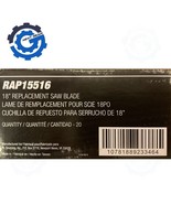 NEW RAPTOR 18&quot; REPLACEMENT BLADES 20 TOTAL RAP15516 - £108.17 GBP