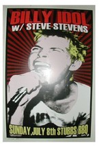 Billy Idol Poster Handbill Austin Concert Shot - £21.13 GBP