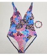 Infamous Swim Kasey Rainbow Gwen One Piece Bathing Suit Swimsuit Womens ... - $55.47 CAD