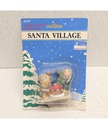 Vintage 1992 Santa Village Hand Painted Porcelain Dwarves Elves In Snow - $330.28 MXN