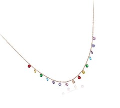 Stainless Steel Colorful CZ Crystal - £30.18 GBP