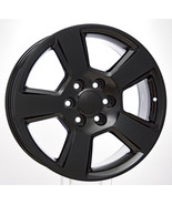 Gloss Black 20&quot; LTZ Wheels Rims for 2000-2024 Chevy Silverado Tahoe Subu... - £827.88 GBP