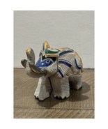 Retired De Rosa Rinconada Collection Raised Trunk Asian Elephant Figurin... - $28.05