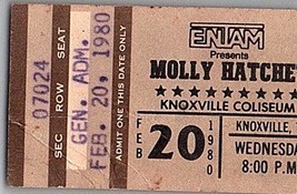 Molly Hatchet Blackfoot Concert Ticket Stub February 20 1980 - £25.89 GBP