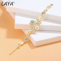 Con natural shell flower bracelet for women 925 sterling silver luxury original jewelry thumb200