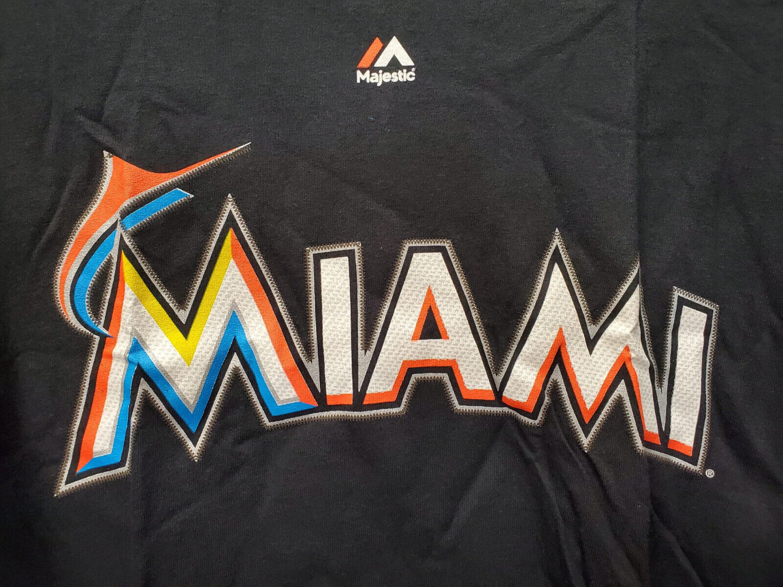 Majestic Hombre Miami Marlins Dee Gordon #9 Camiseta Manga Corta ,Negro, Pequeño Item image 5