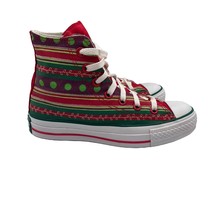 Converse Chuck Taylor All Stars Christmas Wrapping Shoes Red High Womens 5 - $98.99