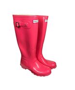 Hunter Original Tall Gloss Rain Boots Pink Womens Size 7 US / 38 EU Wate... - $1,090.86 MXN