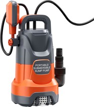 Sump Pump with Float Switch Submersible Water Pump Automatic 1.2HP 5000GPH  - $115.57