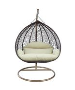LeisureMod Outdoor Swing Chair - Hanging Egg Chair with Stand, Durable B... - €544,72 EUR