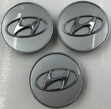 Hyundai Wheel Center Cap Set Silver OEM B01B25037 - £64.53 GBP