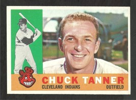 1960 Topps Baseball Card # 279 Cleveland Indians Chuck Tanner nr mt - £5.28 GBP