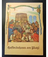 VTG 1958 Hofbräuhaus am Platzl Menu Bavarian Restaurant - $27.14