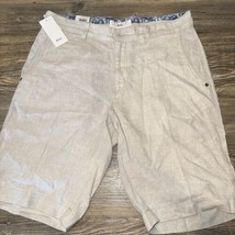 Brax Feel Good Mens Bari Sand Khaki Chino Shorts Size 32/33. NWT. MSRP $... - $69.29