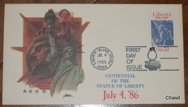 Centennial of the Statue of Liberty First Day Cover - £7.98 GBP