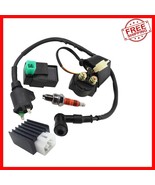 High-Performance Ignition Coil &amp; 4-Pin Regulator for 50-125cc Motorbikes - $555.84 MXN