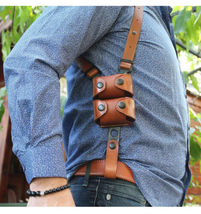 Fits Colt Detective Special 38 Special 2”BBL Leather Shoulder Holster #1437# RH image 5