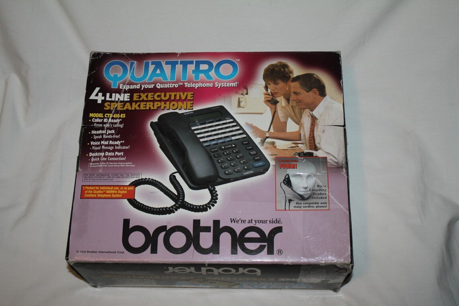 Brother Quattro 4 line Executive Speaker Phone CTS-410-ES NEW dec24 #14 - $98.01