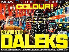 Dr. Who and the Daleks - 1966 - Movie Poster - £26.53 GBP
