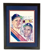WALT DROPO SAM JETHROE Dual SIGNED 11x14 PRINT RED SOX BOSTON BRAVES FRA... - $2,050.28 MXN