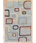 Multi Colored Porcelain Blue 8&#39; x 10&#39; Handmade Persian Woolen Area Rug C... - $813.65 CAD