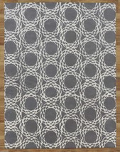 Arabesque Scroll Gray 5' x 8'  Handmade 100% Wool Area Rug 2000-Now and Floral - £291.53 GBP