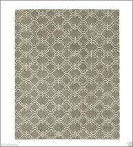 SCROLL TILE GRAY 9&#39; x 12&#39; HANDMADE  PERSIAN STYLE 100% WOOL AREA RUG CARPET - $12,356.64 MXN