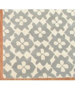 Diamond Basic Porcelain Blue 3&#39; x 5&#39; Handmade Persian Style 100% Wool Ar... - $283.89 CAD