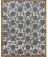 Arabesque Scroll Gray 9&#39; x 12&#39;  Handmade 100% Wool Area Rug 2000-Now and... - $1,086.08 CAD