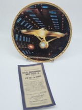 1994 Hamilton Star Trek: The Voyagers USS Enterprise NCC- 1701D Collectors Plate - £22.36 GBP