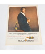 1964 Heublein Cocktails Whiskey Sours Hugh O&#39;Brian Admiral TV Print Ad 1... - £6.29 GBP