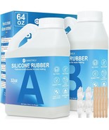 Silicone Mold Making Kit,64OZ Super Elastic Liquid Silicone for Mold Mak... - $971.80 MXN