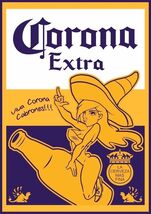 Corona Extra Light Imported Beer Advertising Metal  Sign 8x12in  Coors 09 - $34.72 CAD