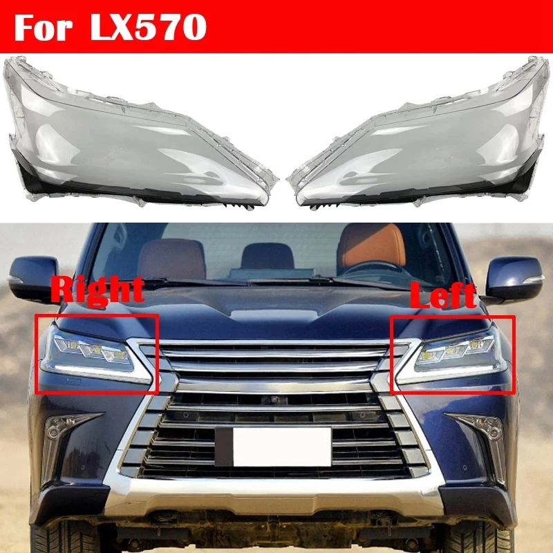 1Pair Car Front Headlight Head Light Lamp Lens Shell Cover Replacement For Lexus - £143.08 GBP