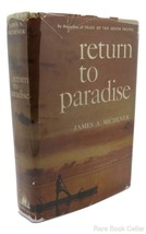 James A. Michener Return To Paradise Book Club Edition - £55.02 GBP