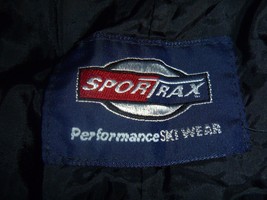 SPORTRAX SNOW WINTER SKI BIB OVERALLS PANTS YOUTH SIZE 35 X 27 VERY WARM - £19.41 GBP