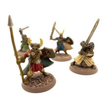 Tarn Viking Warriors 4 Painted Miniatures Rise of Valkyrie Heroscape - $42.00
