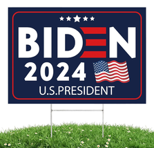 Biden Harris 2024 Yard Sign Joe Biden Biden Yard Signs with Holder - £14.15 GBP
