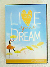 Joel Osteen Live Your Dream, 2 Cd 1 Dvd Set Positive Encouragement Inspiration - £3.38 GBP